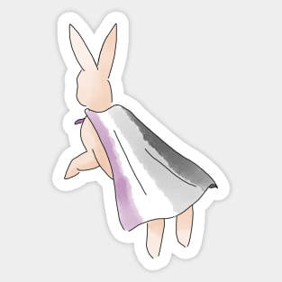 Superhero Pride Bun - Ace Sticker